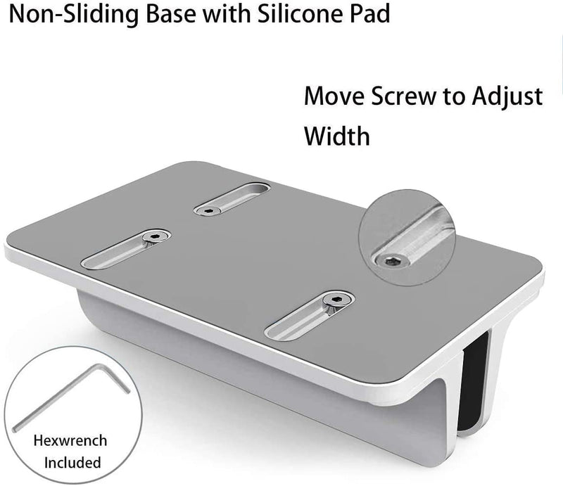 Soporte Base de Aluminio para Laptop - Ancho Ajustable