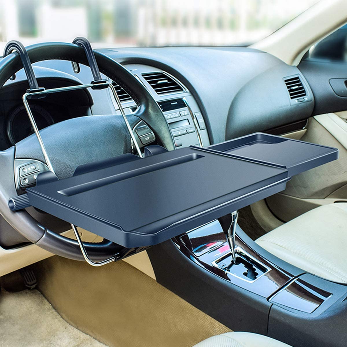 Soporte Bandeja para Volante o Asiento Trasero de Autos para Comer
