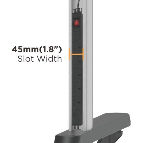 Pedestal para Pantallas Interactivas de 70 a 120 Pulg -  Carga 150 kg - VESA Max 1200x800mm