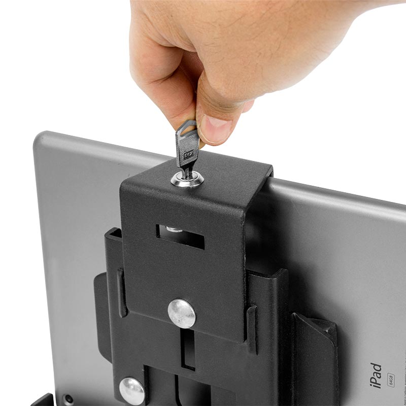 Soporte Ajustable para Tablet con llave de seguridad